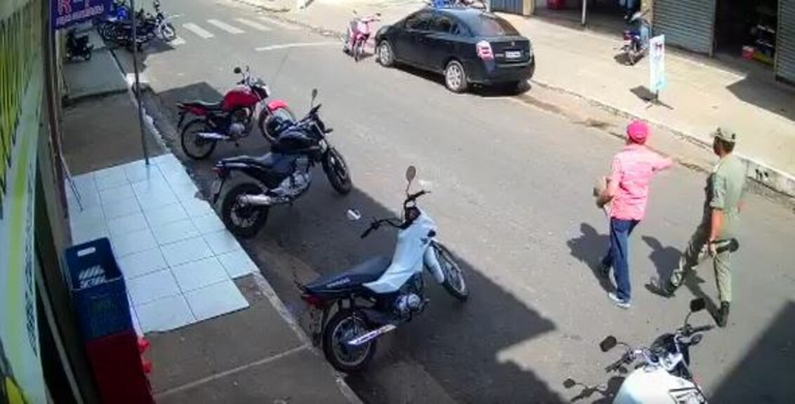 Assalto a mão armada em Valença do Piauí, bandidos levam malote com dinheiro da Casa Lotérica. Veja Vídeo: